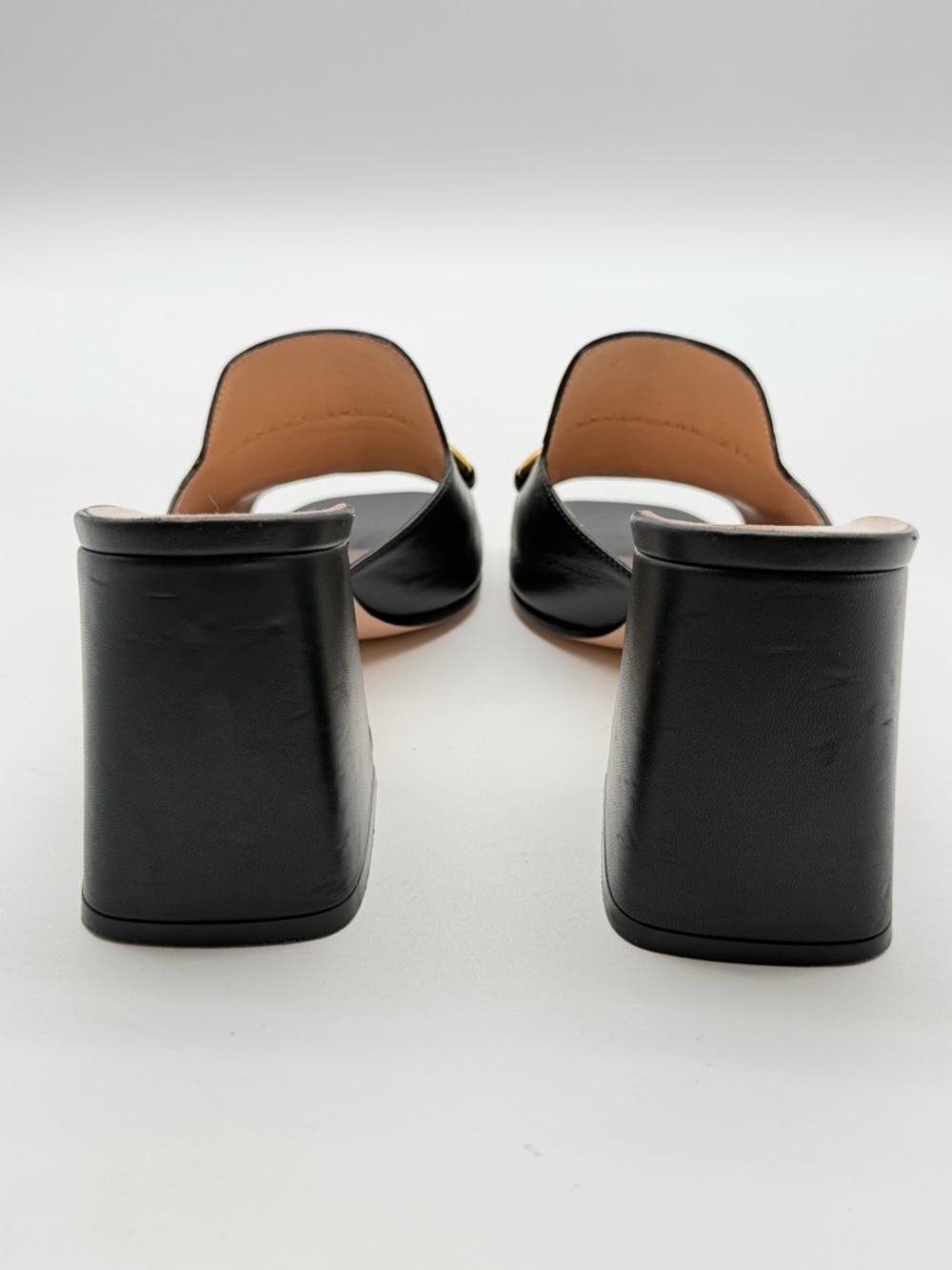 Gucci Baby Horsebit Block Heel
Slide Mules Leather Black EU 38.5 US 8.5 - Picture 6 of 11